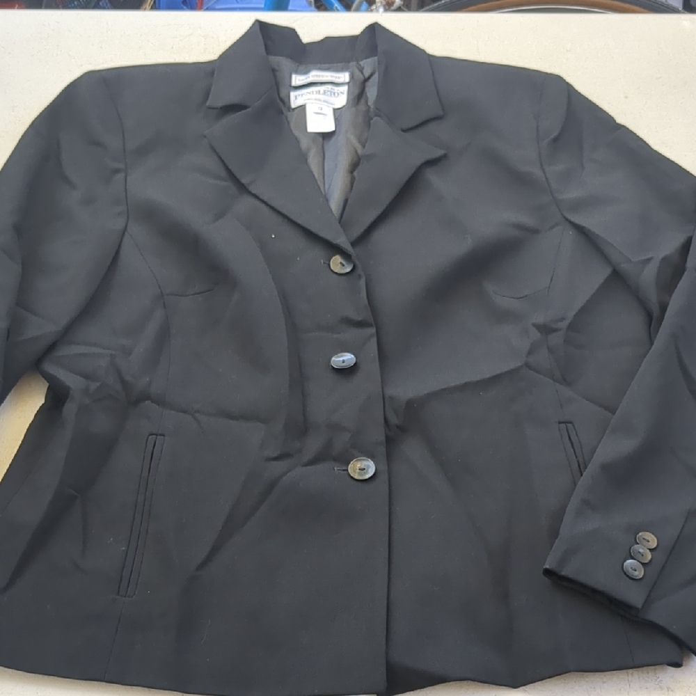 Pendleton Classic Black Suit Jacket - image 1